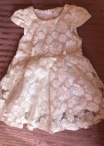 Pembe Tül Etekli Kız Çocuk Elbise - Görsel 5