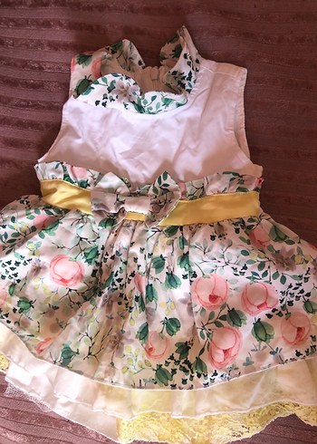 Pembe Tül Etekli Kız Çocuk Elbise - Görsel 16