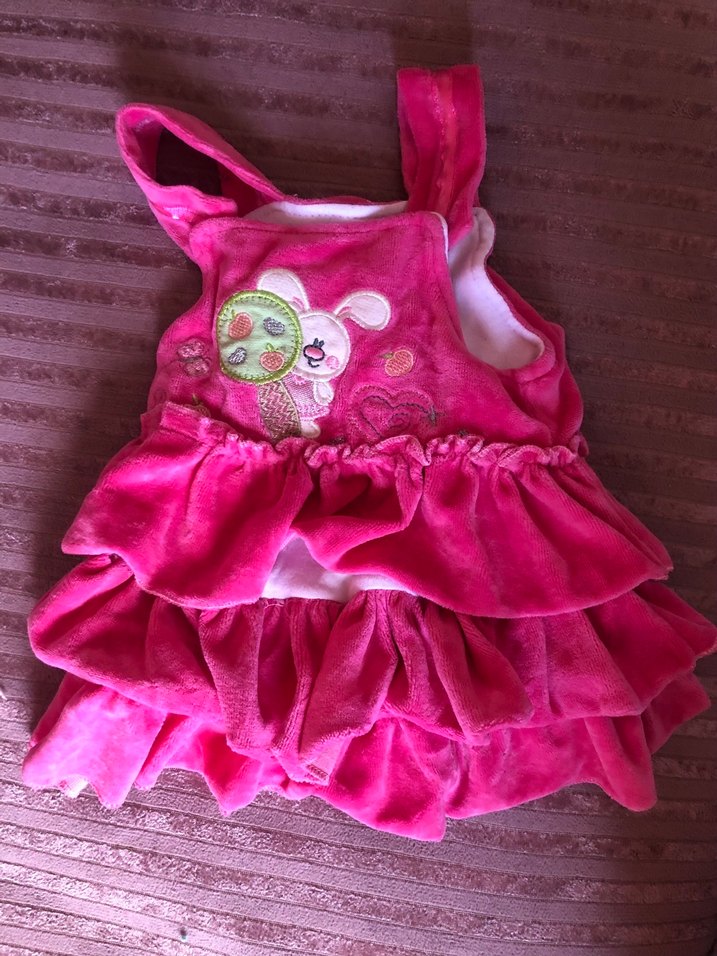 Pembe Tül Etekli Kız Çocuk Elbise - Görsel 3