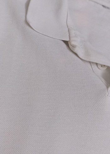 Erkek çocuk Beyaz Uzun Kollu Polo Yaka Sweatshirt - Görsel 5