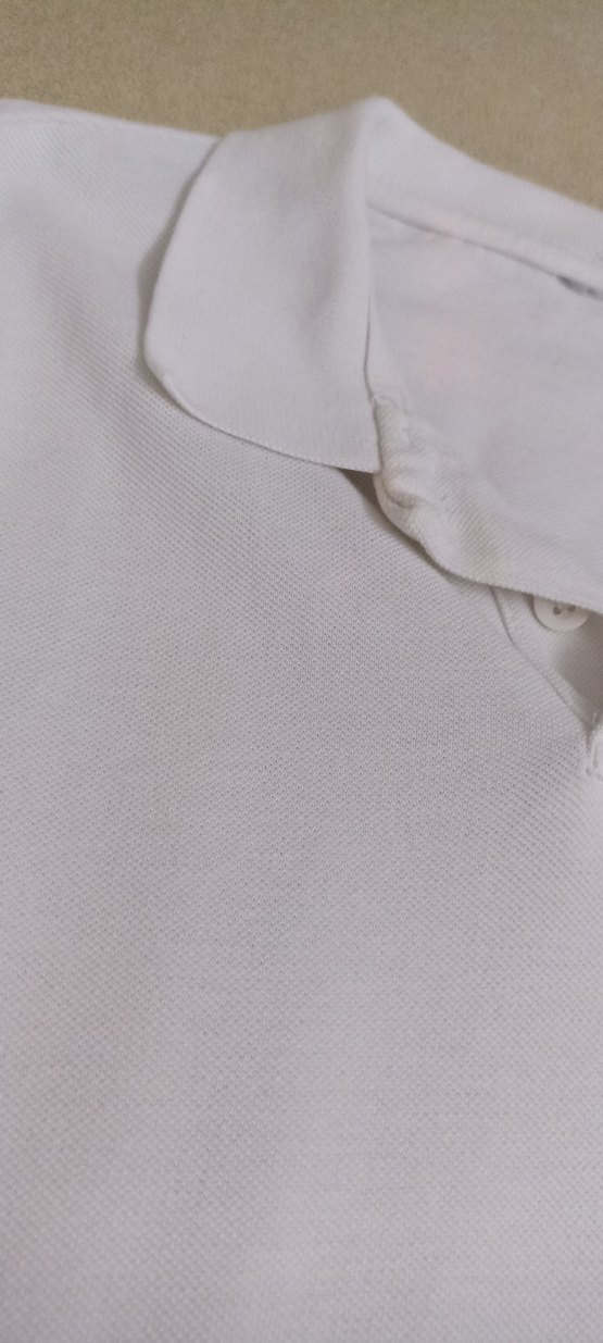 Erkek çocuk Beyaz Uzun Kollu Polo Yaka Sweatshirt - Görsel 5