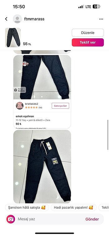 s Beden erkek eşofman