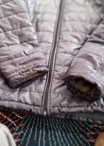 2K Gri Fermuarlı Erkek Sokak Stili Mont