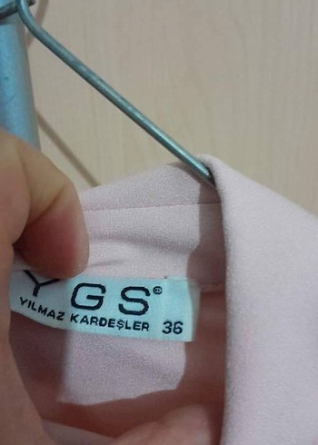 36 Beden ten rengi Renk Pembe Uzun Kollu Drapeli Abiye Elbise