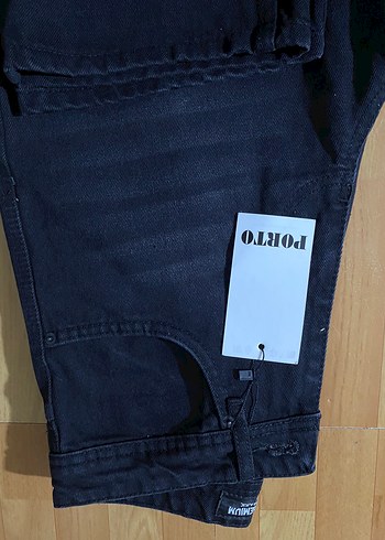 36 Beden Kadın Siyah Denim Regular Fit Midi Jean