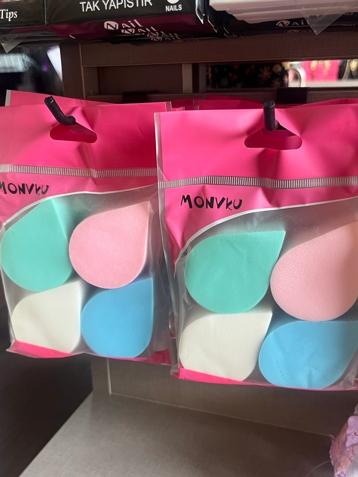 Pastel Renkli Makyaj Süngeri Seti - Görsel 2