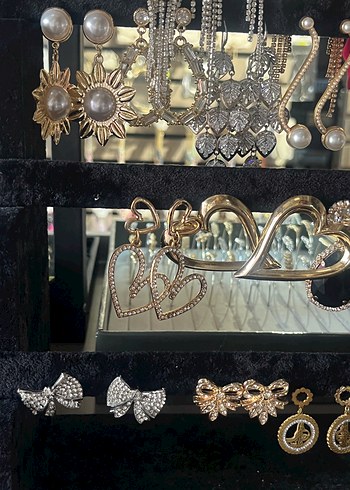 Uzun Payet İşlemeli Çok Renkli Bohem Küpeler - Görsel 4