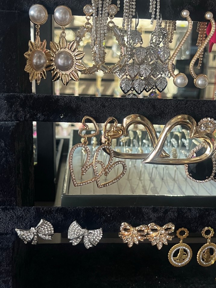 Uzun Payet İşlemeli Çok Renkli Bohem Küpeler - Görsel 4