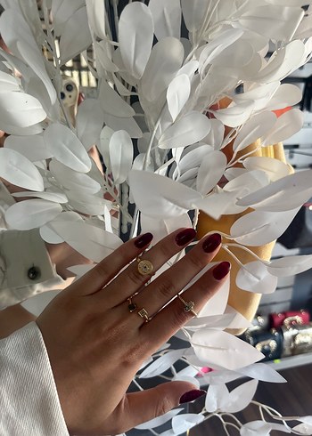 Çeşitli Gold ve Gümüş Renkte Yüzük - Görsel 2