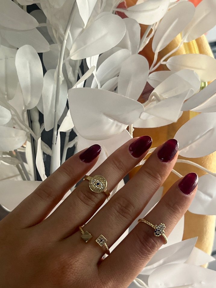 Çeşitli Gold ve Gümüş Renkte Yüzük - Görsel 5