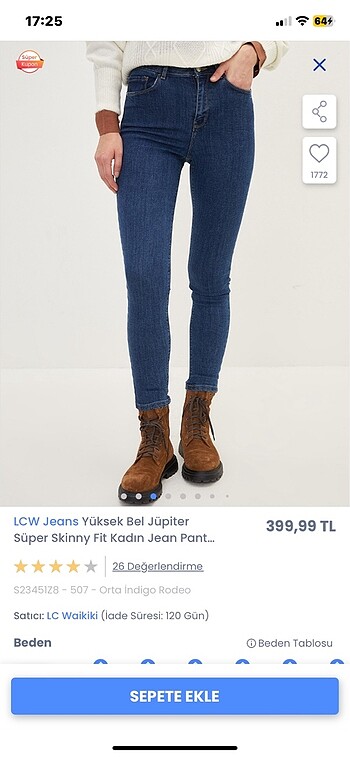 30 Beden Jean yeni