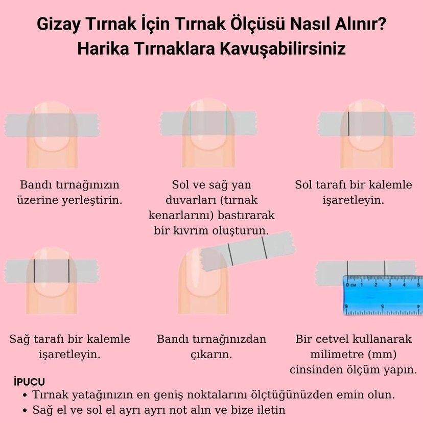 Beyaz Fransız  takma Tırnak Süsü Taşlı - Görsel 2