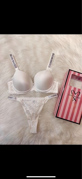 Victoria secret iç giyim beyaz serisi