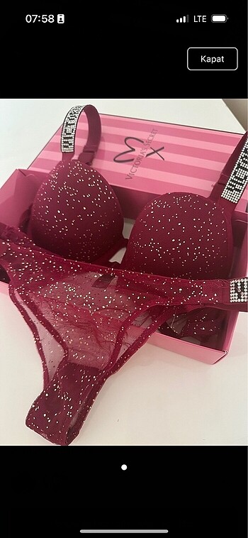 Victoria secret sütyen takımı