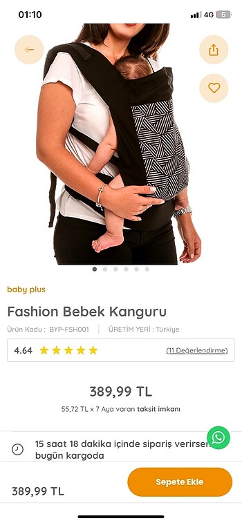 Baby plus kanguru