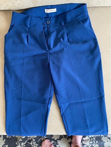 Diğer Saks mavisi şık pantolon