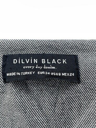 34 Beden siyah Renk Dilvin Kot Ceket %70 İndirimli.