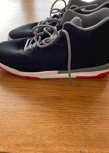 Gri Siyah Basketbol Ayakkabısı Velcro Detaylı - Görsel 2