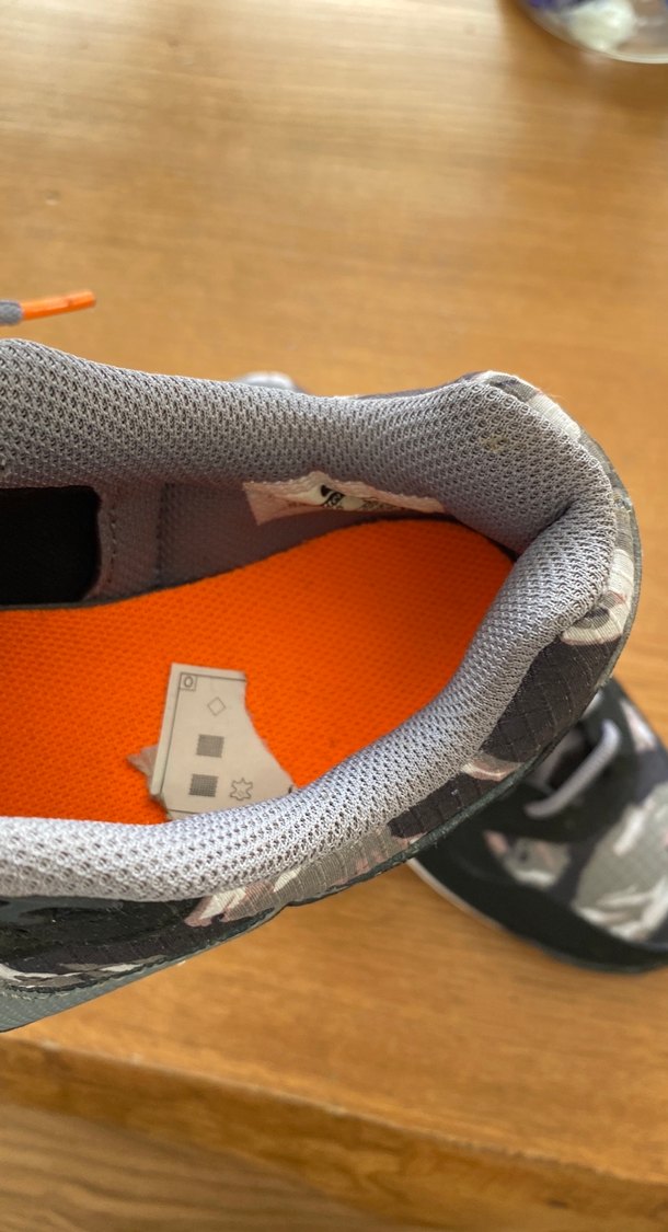 Gri Kamuflaj Erkek Çocuk Spor Ayakkabı - Görsel 4