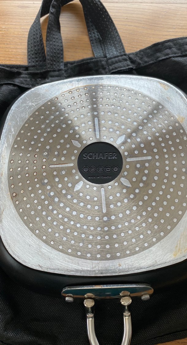 Kare Lacivert Teflon Tava son fiyattır zararsız olan - Görsel 3