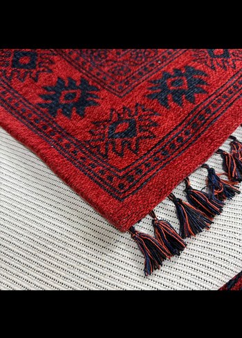 Koyu Kırmızı Desenli Geleneksel Halı 150 ye 230 ocak 2026 alındı - Görsel 5