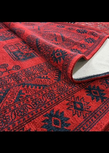 Koyu Kırmızı Desenli Geleneksel Halı 150 ye 230 ocak 2026 alındı - Görsel 3