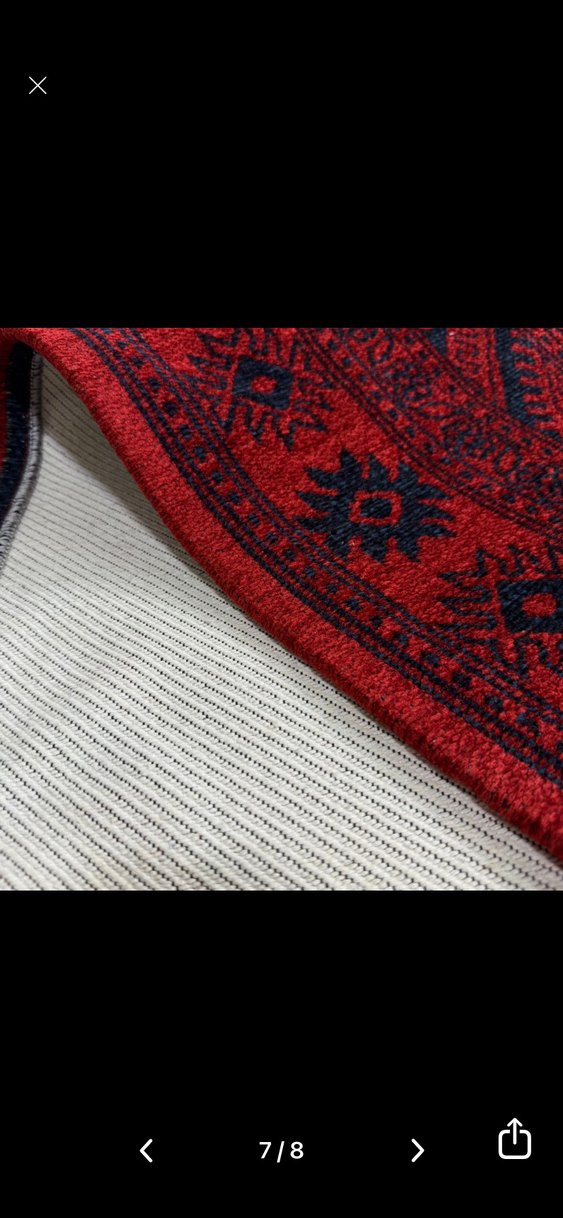 Koyu Kırmızı Desenli Geleneksel Halı 150 ye 230 ocak 2026 alındı - Görsel 4