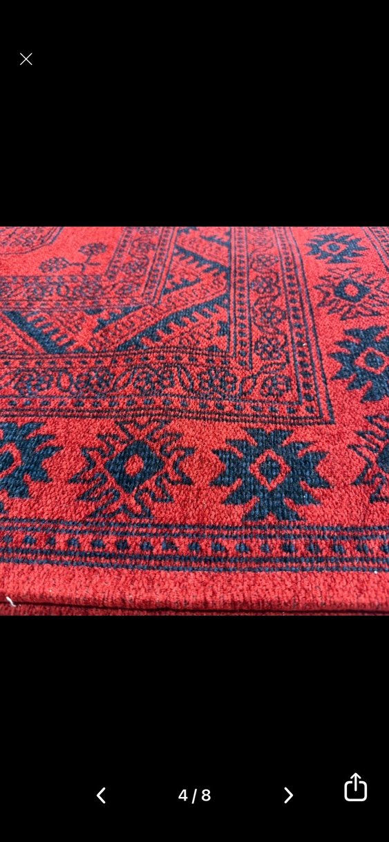 Koyu Kırmızı Desenli Geleneksel Halı 150 ye 230 ocak 2026 alındı - Görsel 2
