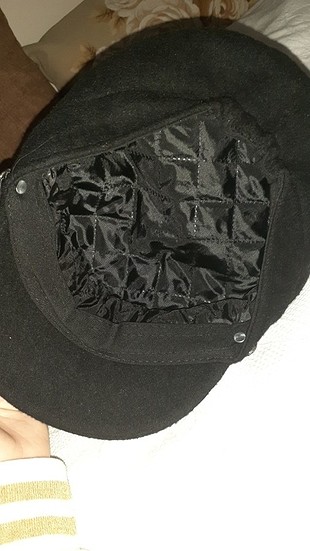  Beden Denizci Tipi Siyah Şapka Temiz 