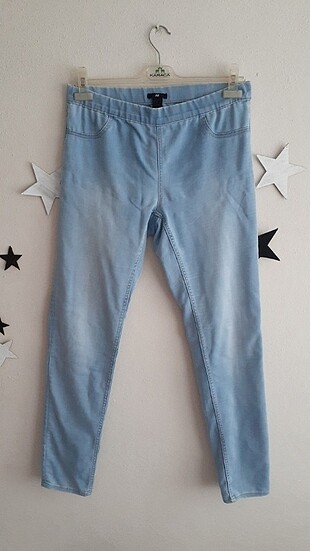H&M Marka Buz mavisi pantolon 