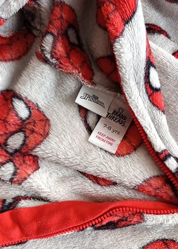 Spider-Man Erkek Çocuk Örümcek Adam Baskılı Fermuarlı Pijama