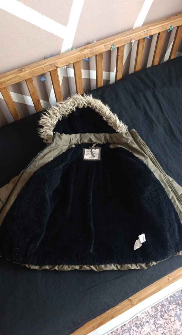 Kürk Detaylı Erkek Çocuk Kahverengi Mont - Görsel 2