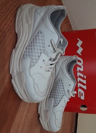 Yüksek Taban Slazenger mille Beyaz spor Ayakkabı 