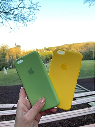 iPhone 7/8 Fıstık Yeşili Sarı Lansman Kılıf