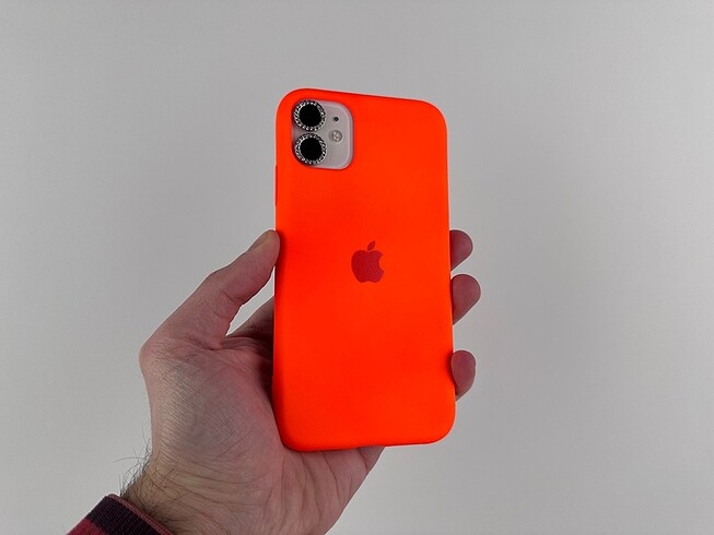 iPhone 11 turuncu beyaz gri