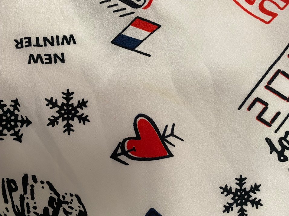 Beyaz Desenli askılı üst - Görsel 2