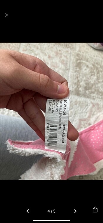 8-12 Yaş, 23 cm Beden beyaz Renk Atkı bere eldiven