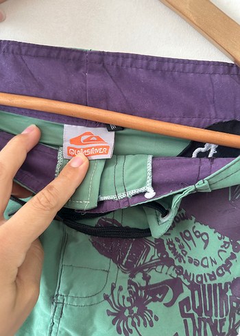 Erkek Yeşil Bağcıklı Midi Şort - Görsel 2