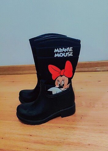 29 Beden siyah Renk Minnie Mouse Çizme 