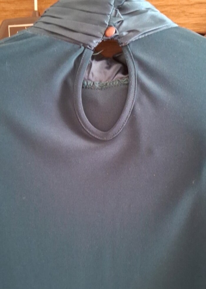 Bluz, petrol mavisi - Görsel 4