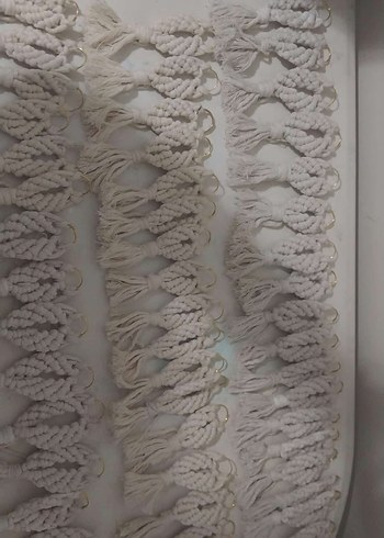 Renkli Makrome Püsküllü Bohem Anahtarlık - Görsel 3