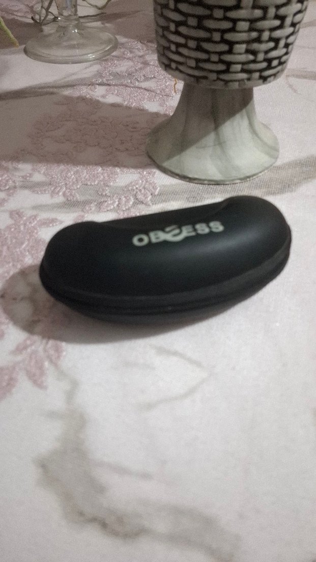 Gri Biker Tarzı Kadın Gözlük Kılıfı - Görsel 2