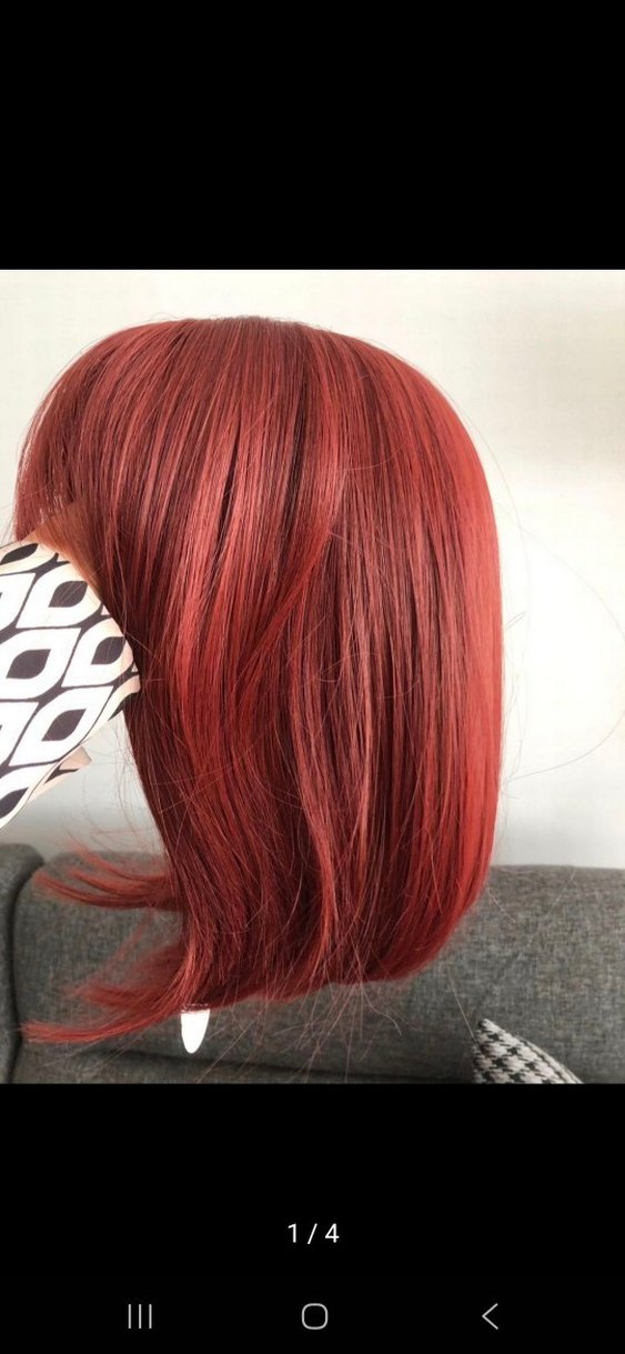 Parlak Kırmızı İpeksi Kadın Saç Aksesuarı - Görsel 2