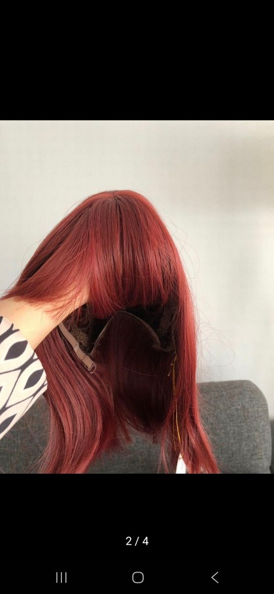 Parlak Kırmızı İpeksi Kadın Saç Aksesuarı - Görsel 3