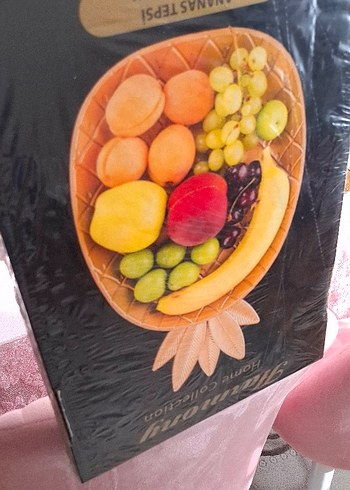 Altın Renkli Parlak Ananas Tepsi ( Çerezlik ) - Görsel 4