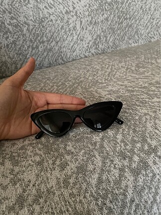 Beden siyah Renk Cat Eye güneş gözlüğü