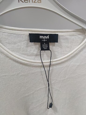 l Beden beyaz Renk Mavi Jeans kazak