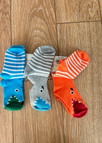 Erkek Çocuk Çok Renkli Desenli Çorap 6'lı - Görsel 2