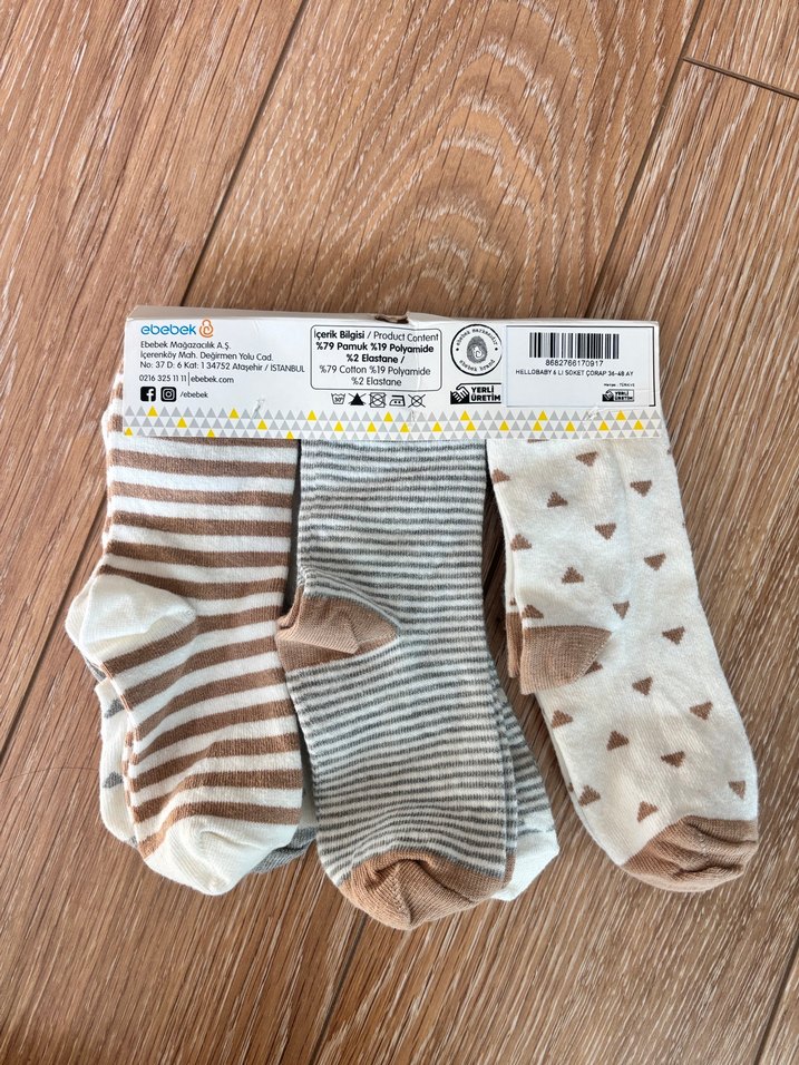 Çocuk Çorap 6lı - Görsel 2