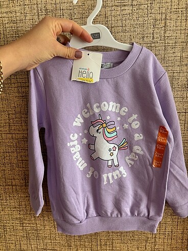 24-36 Ay Beden Hellobaby kız çocuk sweat